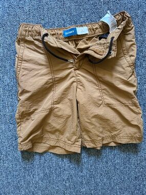Old Navy Boys' Tan Utility Shorts with Drawstring